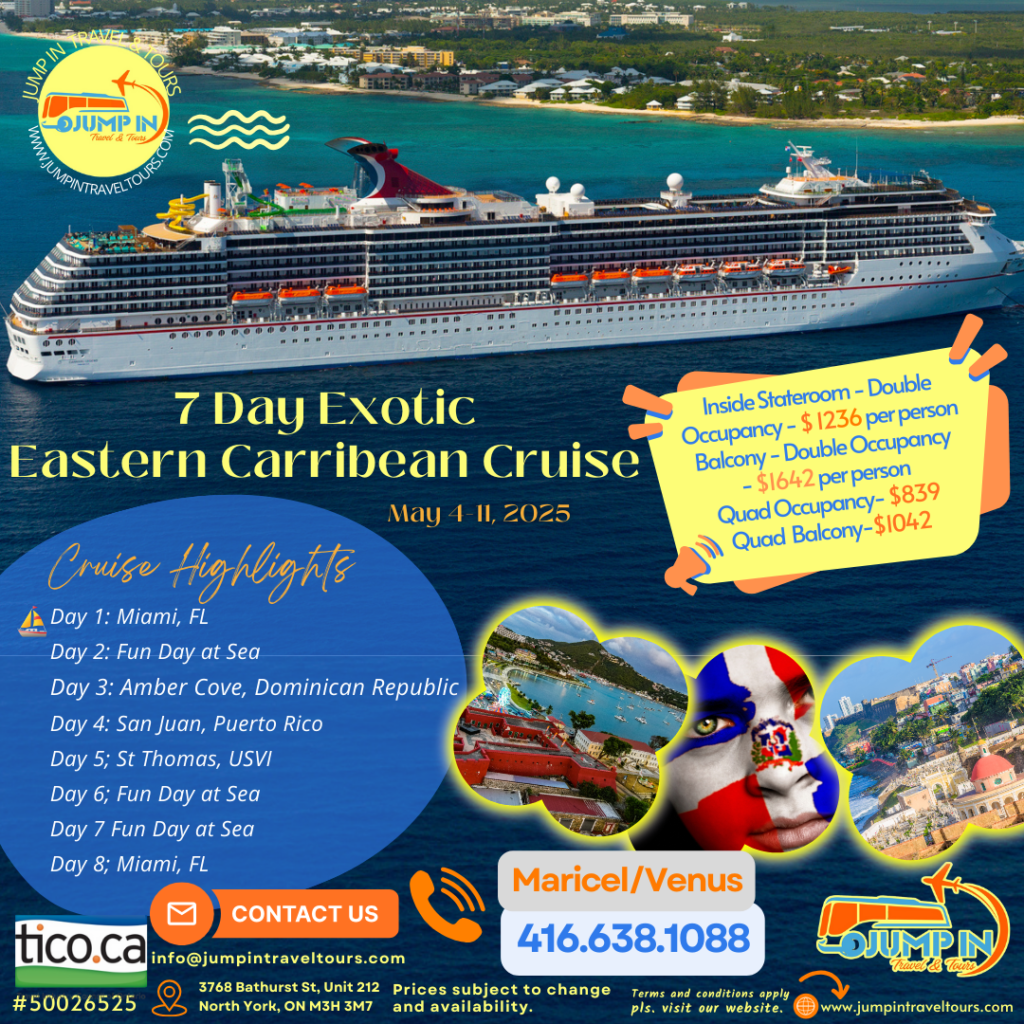 7 Day Exotic Eastern Carribean Cruise